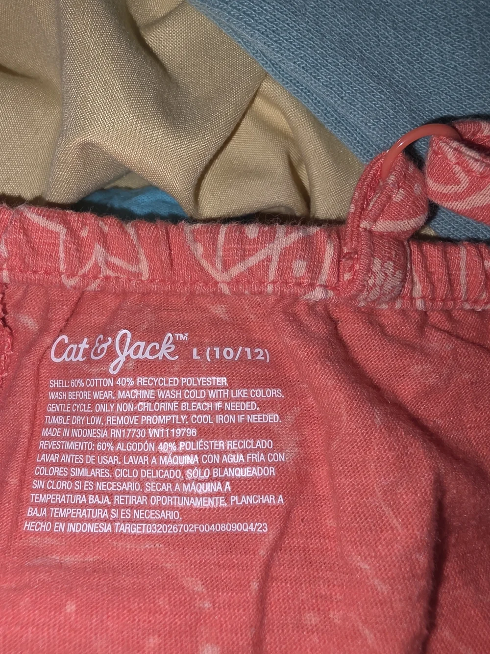 Cat & Jack Coral Fruit Print Tank & Shorts Set